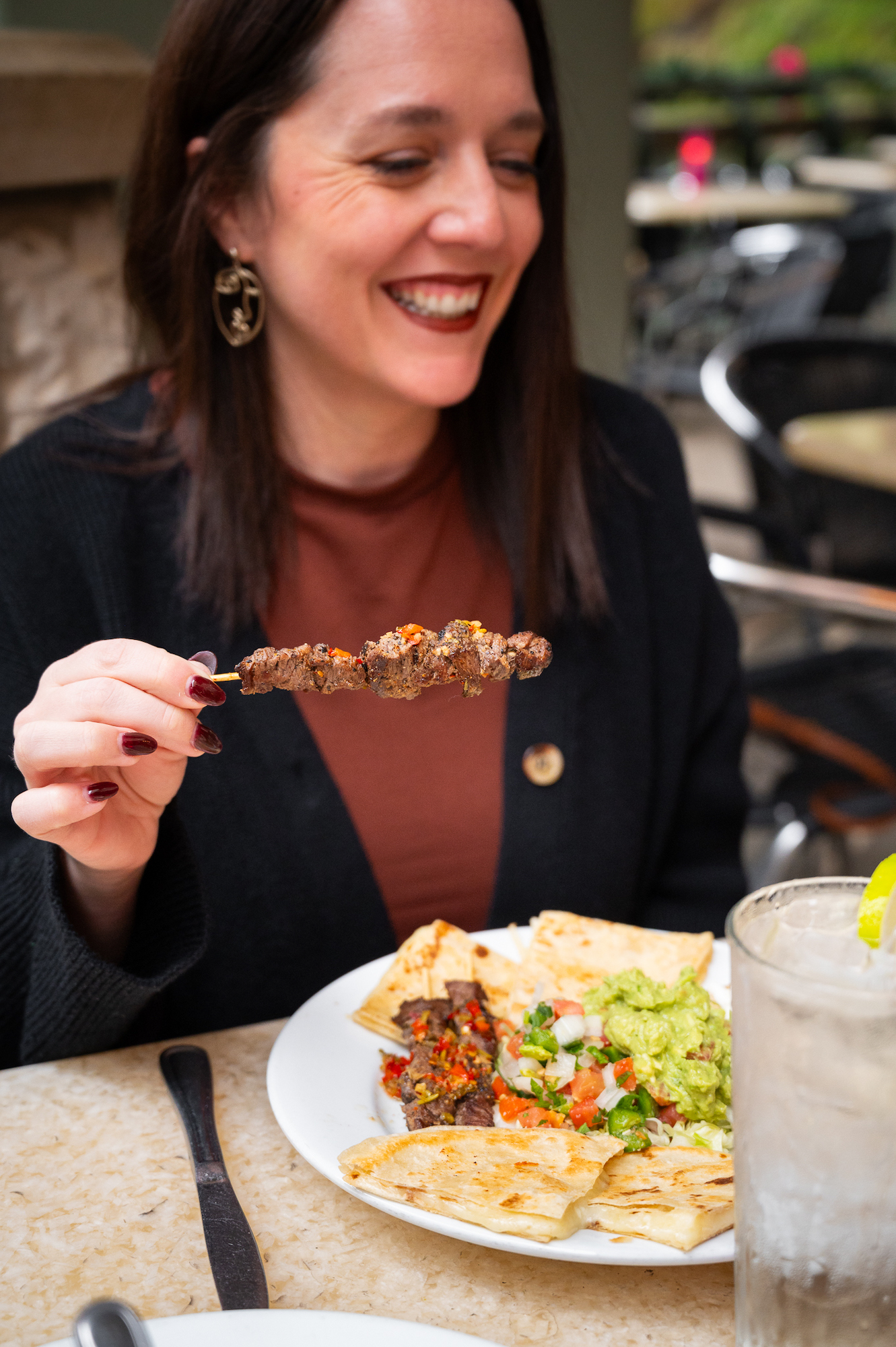 Woman with Food at Acenar Woman with Food at Acenar