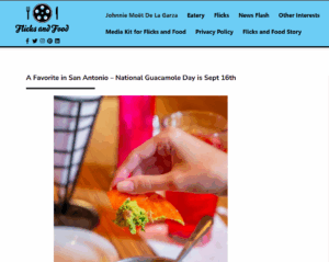 Flicks and Food Nat Guac Day