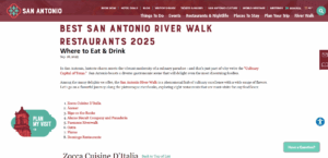 acenar best river walk restaurant