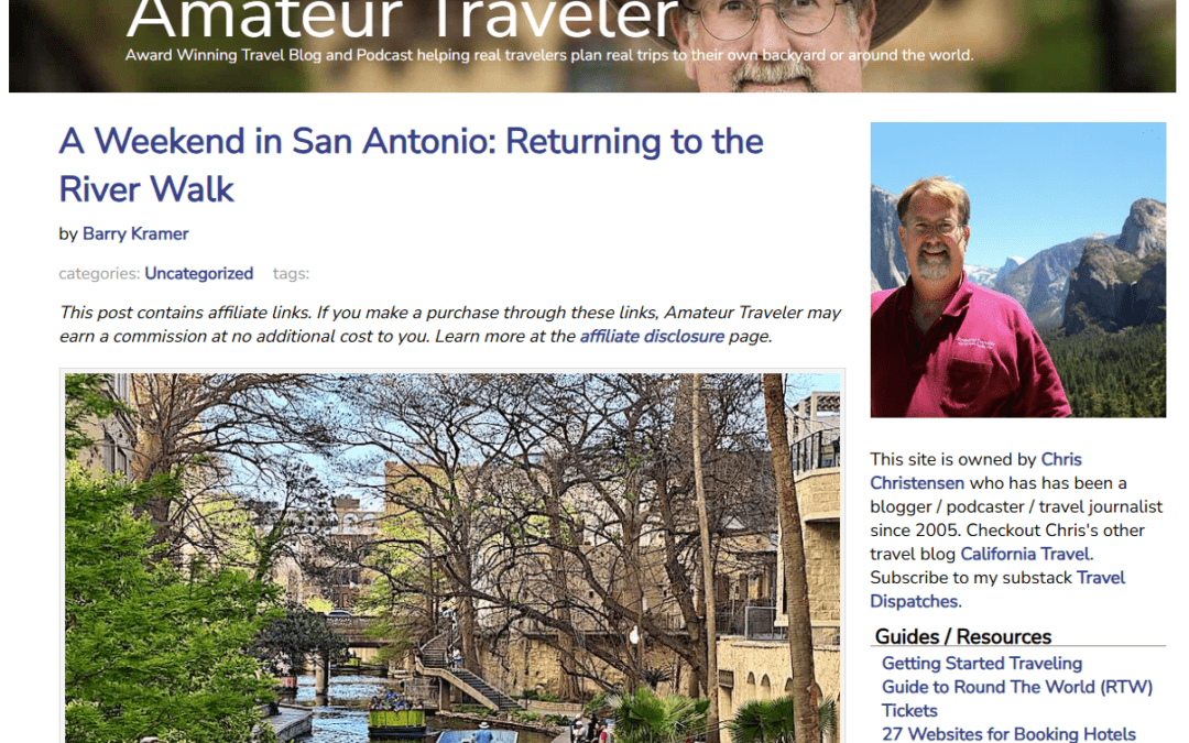 A weekend in San Antonio